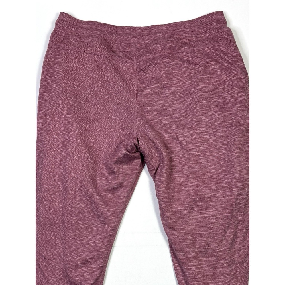 Member's Mark Sherpa Lined Jogger Pants Women's Large Pink Drawstring Cozy - Picture 2 of 11